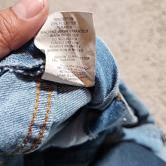 Ci Sono Womens Distressed Denim Overalls Size Small Light Wash Country Punk - Picture 10 of 11